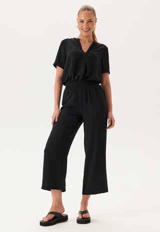 Smock Waist Ankle Trousers