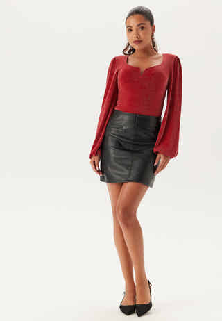 Sparkling Puff Sleeve Top