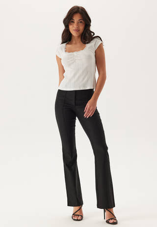 Stretchy Back Pocket Trousers