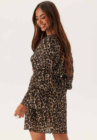 Structure Flounce Short Dress