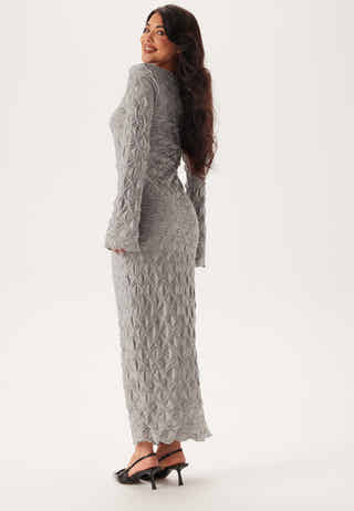 Structure Long Sleeve Midi Dress