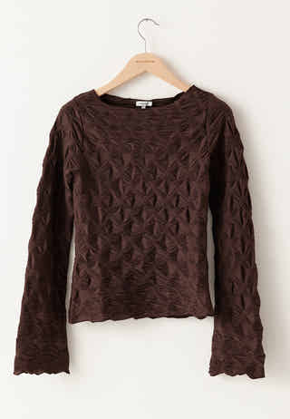Structure Long Sleeve Top
