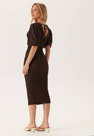 Structure Puff Sleeve Dress