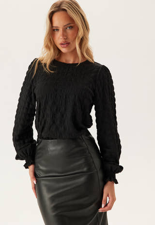 Structure Puff Sleeve Top