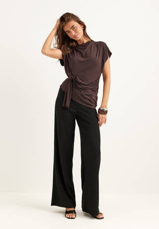 Structure Wide Trousers
