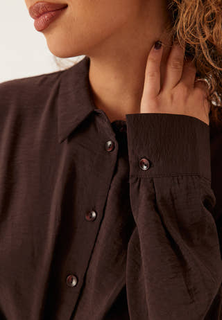 Tie Detail Shirt Dress