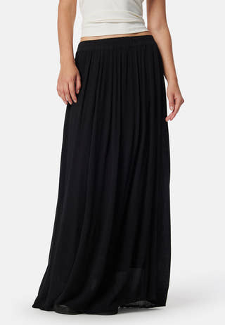 Viscose Crepe Maxi Skirt