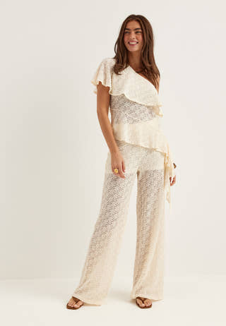 Wide Lace Trousers
