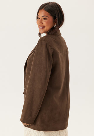 Faux Suede Jacket