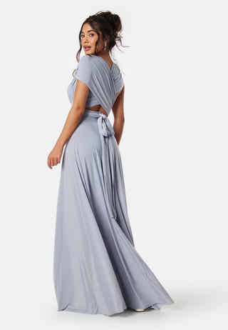 Multi Tie Maxi Dress Split
