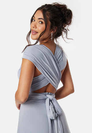 Multi Tie Maxi Dress Split