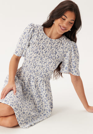 Butterfly Sleeve Short Dress
