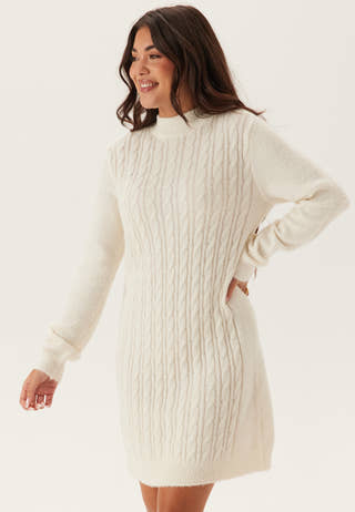 Cable Knit Sweater Dress