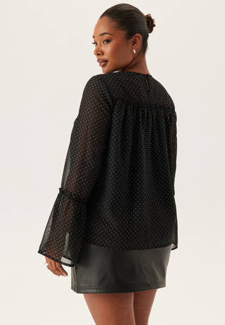 Flounce Sleeve Blouse