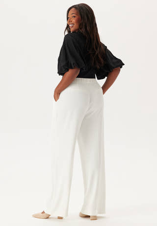 High Waist Wide Suit Pants