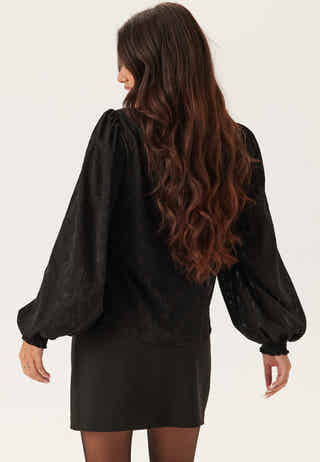 Jacquard Smock Blouse