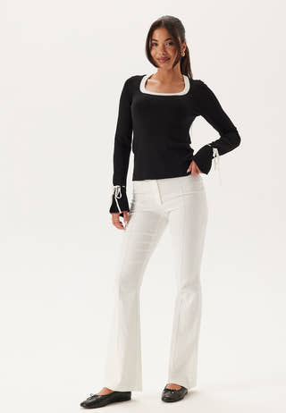 Knitted Bow Sweater