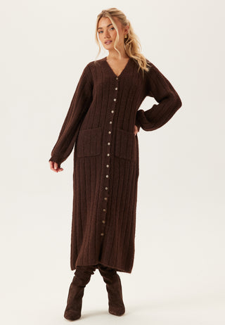 Knitted Cardigan Dress