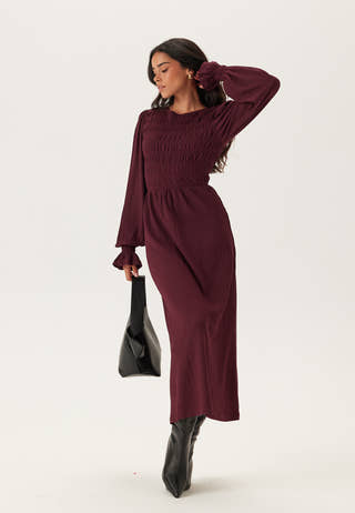 Long Sleeve Smock Dress