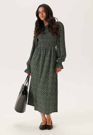 Long Sleeve Smock Dress