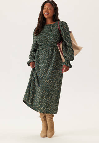 Long Sleeve Smock Dress