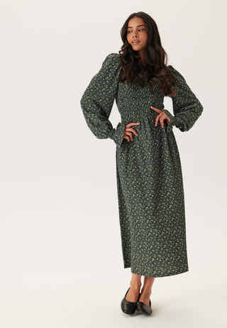 Long Sleeve Smock Dress