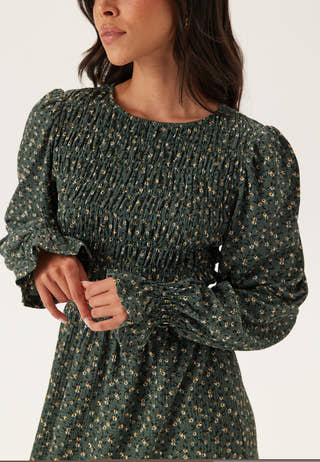 Long Sleeve Smock Dress