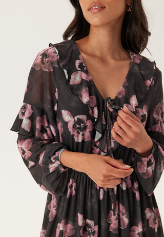 Mesh Frill Dress
