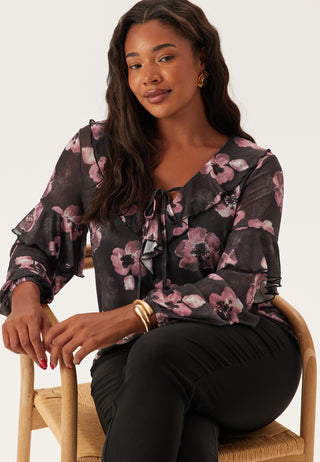 Mesh Frill Top