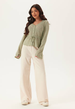 Peplum Lace Cardigan
