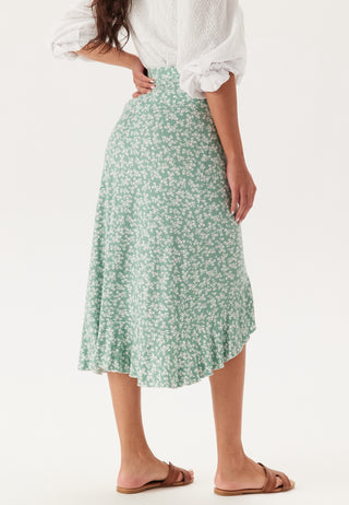 Frill Wrap Skirt