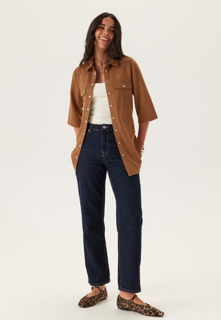 Faux Suede Shirt