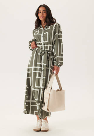 Viscose Long Sleeve Dress