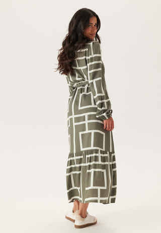Viscose Long Sleeve Dress