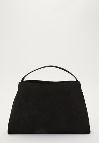 Suede Knot Shoulder Bag
