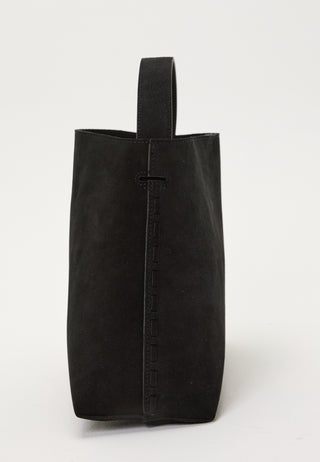 Suede Knot Shoulder Bag