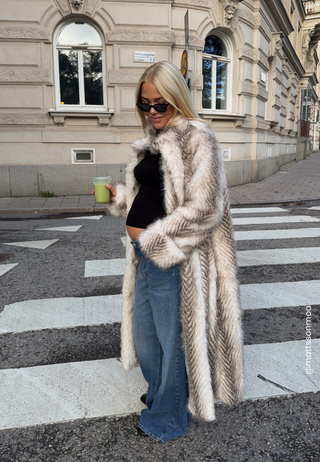 Long Faux Fur Coat