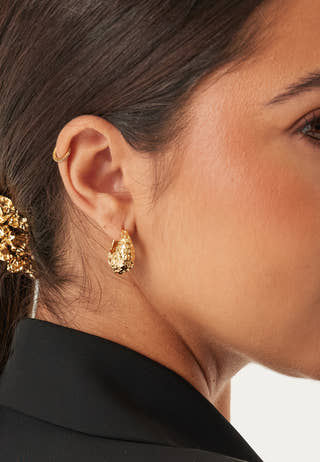Lincoln Recycled Earrings Gold