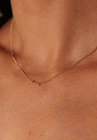 Love Necklace Gold-plated