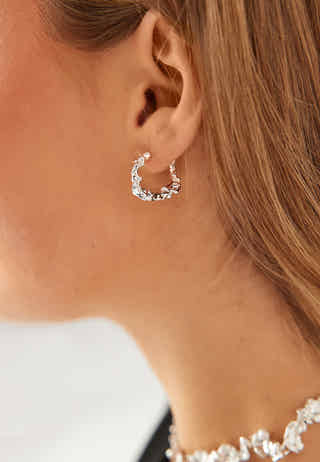 Trust Earrings Silver-plated