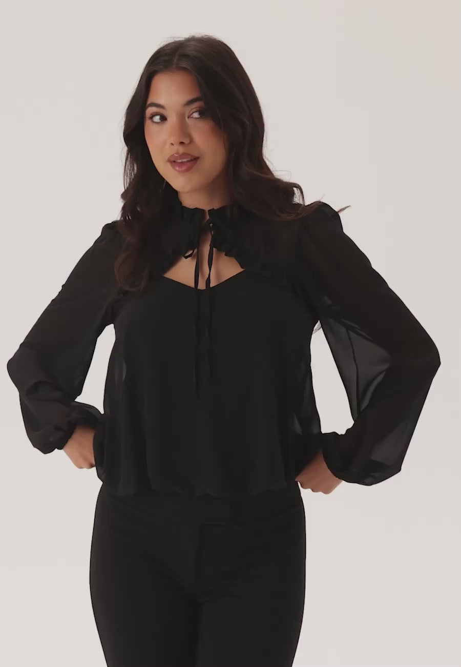 frill-tie-blouse-black-1130675844.mp4