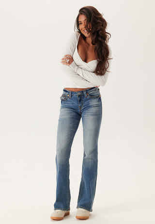 Rainbow Pkt Becca Mr Bootcut Big T